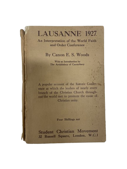 <LAUSANNE 1927> (로잔대회 제1회 회의록(1927)) 1점 기증 